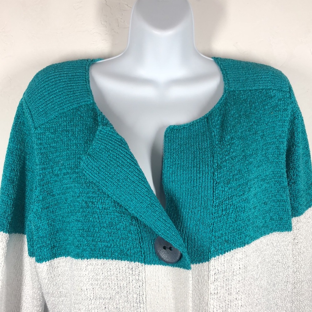 Curio Color-Block Cardigan Size Large - image 2